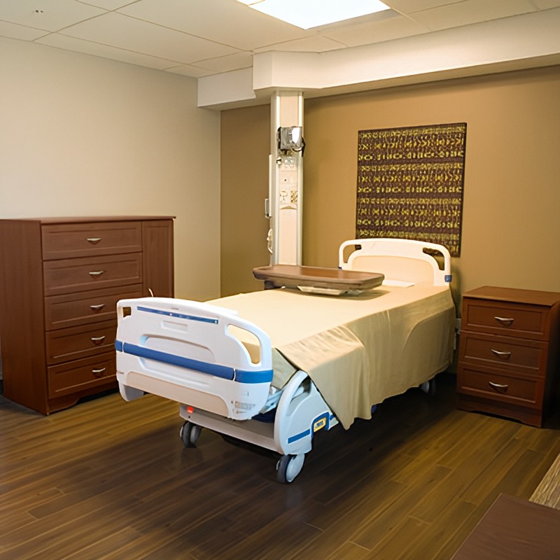 hospital bed and casegoods