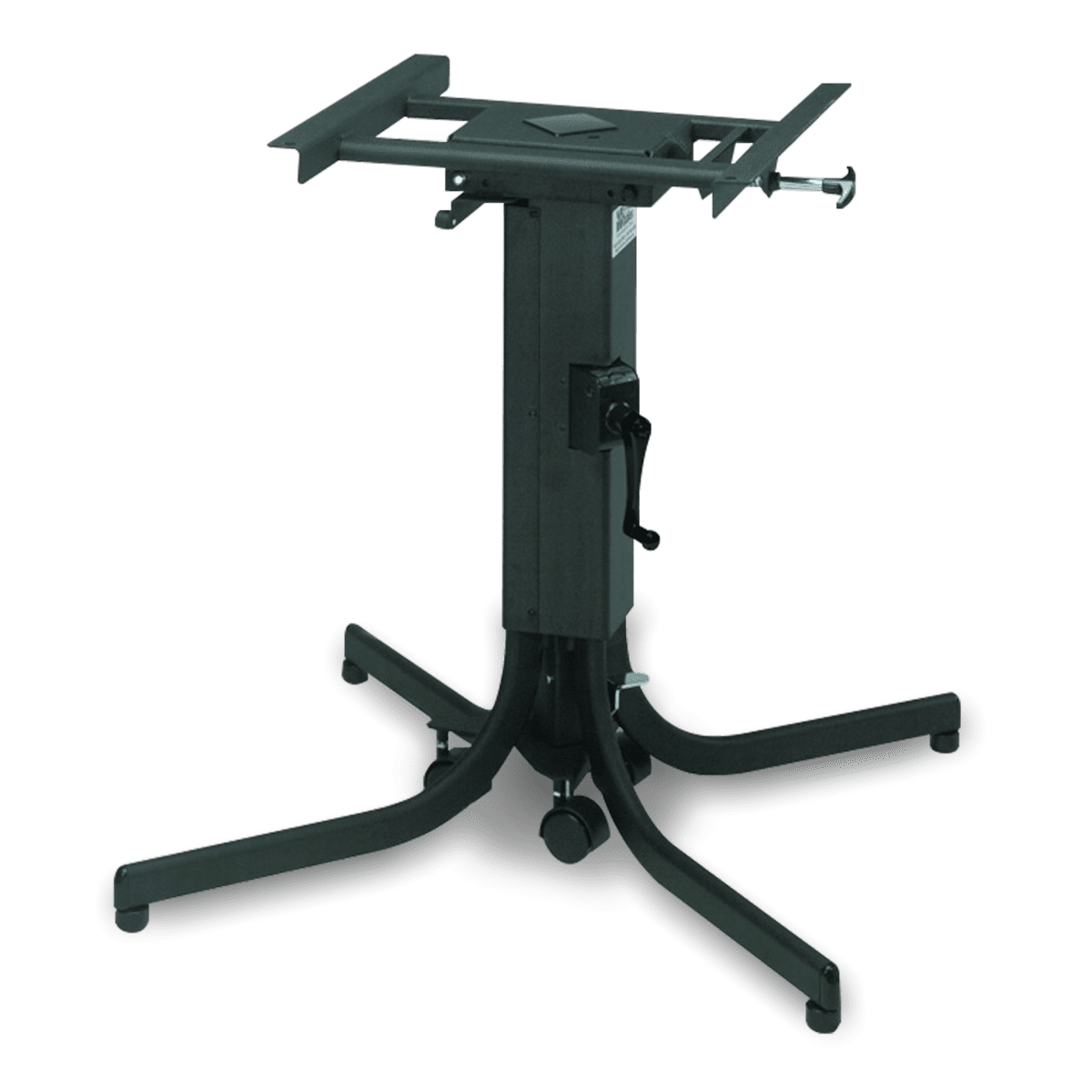 Adjustable Ht. & Tilt Top Table Base w/Center Transport | Kwalu
