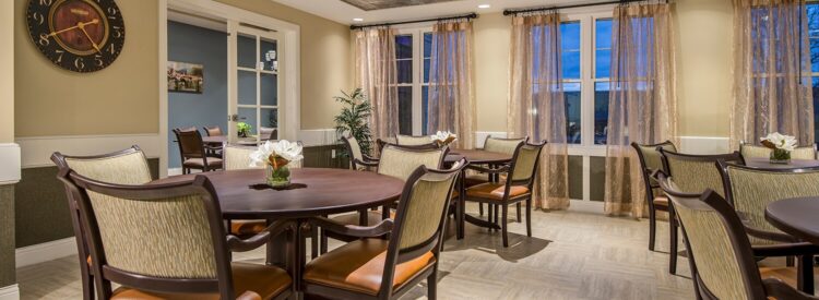 dining room with tables and chairs